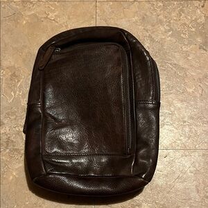 Latico Rich Brown Leather Men's Bag